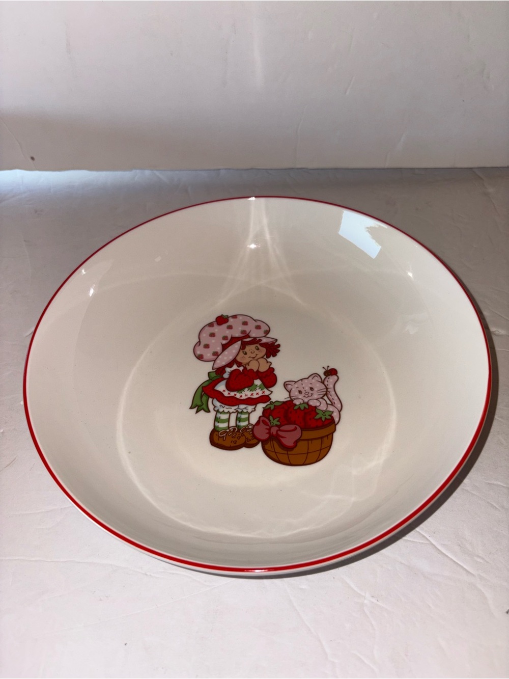 NWT - Strawberry Shortcake 9” Ceramic Pasta Bowl